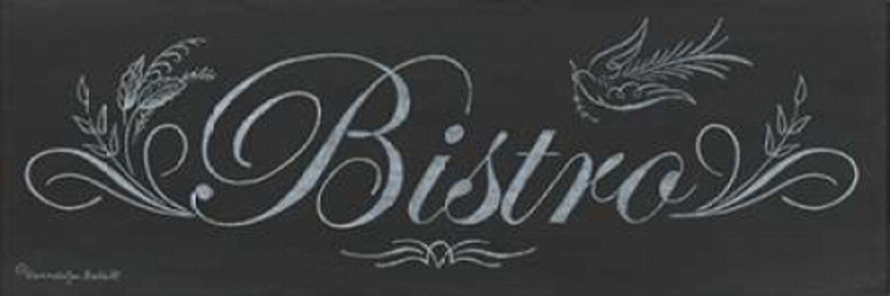 Bistro Chalkboard Poster Print by Gwendolyn Babbitt - Item # VARPDXBAB040